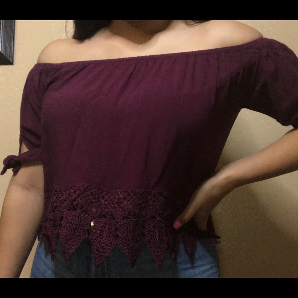 Off the shoulder top
